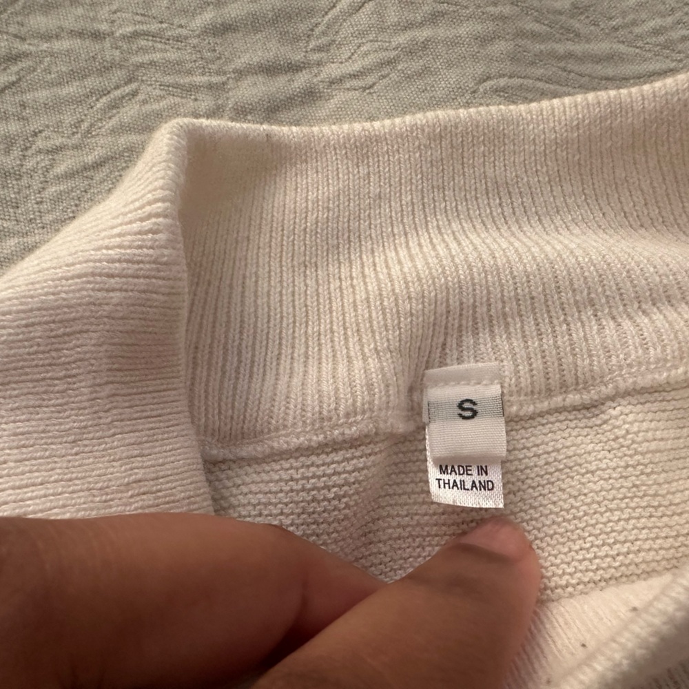 Muji cotton/silk turtleneck